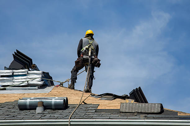 Professional Roofing technician working in Lenoir, NC